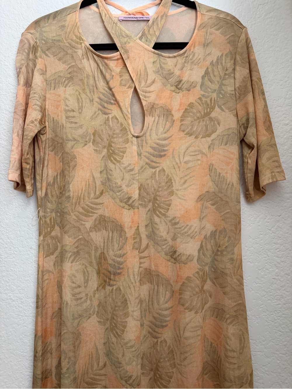 Hansen & Gretel Priya Palm Tree Dress size L